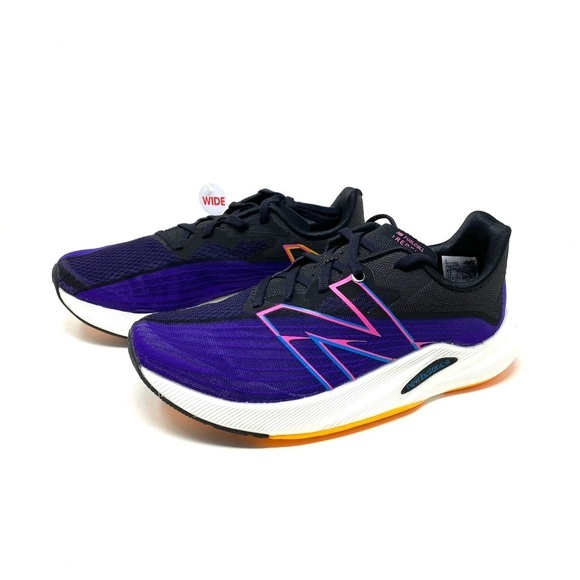 New Balance FuelCell Rebel V2    Deep Violet Black WFCXCV2 WIDE Running Shoes - Picture 2 of 8